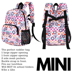 Checkered Chick Mini Backpack